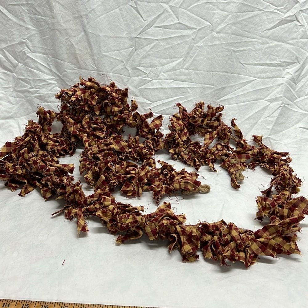 8ft rag garland